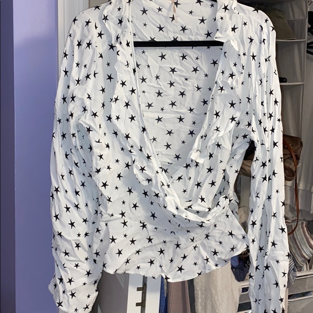 Free people Star print Blouse **ACCEPTING OFFERS**